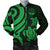 Marshall Islands Men's Bomber Jacket - Tentacle Turtle Green Green - Polynesian Pride