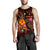 Kosrae Polynesian Men's Tank Top - Legend of Kosrae (Red) - Polynesian Pride