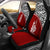 New Caledonia Car Seat Covers - New Caledonia Coat Of Arms Polynesian Red Curve Universal Fit Red - Polynesian Pride