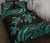 Hawaii Polynesian Quilt Bed Set - Blue Sea Turtle Art - Polynesian Pride