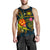 Polynesian Hawaii Personalised Men's Tank Top - Legend of Samoa (Blue) - Polynesian Pride