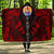 Tahiti Hooded Blanket - Polynesian Tattoo Red Hooded Blanket Red - Polynesian Pride