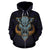 Polynesian Kamapuaa Flag of Hawaii Zip Hoodie Purple Hawaiian Mythology Style - Polynesian Pride