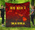 Hawaii Quilt - Premium Quilt - Protect Mauna Kea Map Red - Polynesian Pride