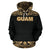 Guam All Over Hoodie Polynesian Gold Bamboo - Polynesian Pride