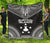Austral Islands Premium Quilt - Austral Islands Flag Polynesian Chief Black Version - Polynesian Pride