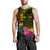 Fiji Polynesian Men's Tank Top - Hibiscus and Banana Leaves - Polynesian Pride