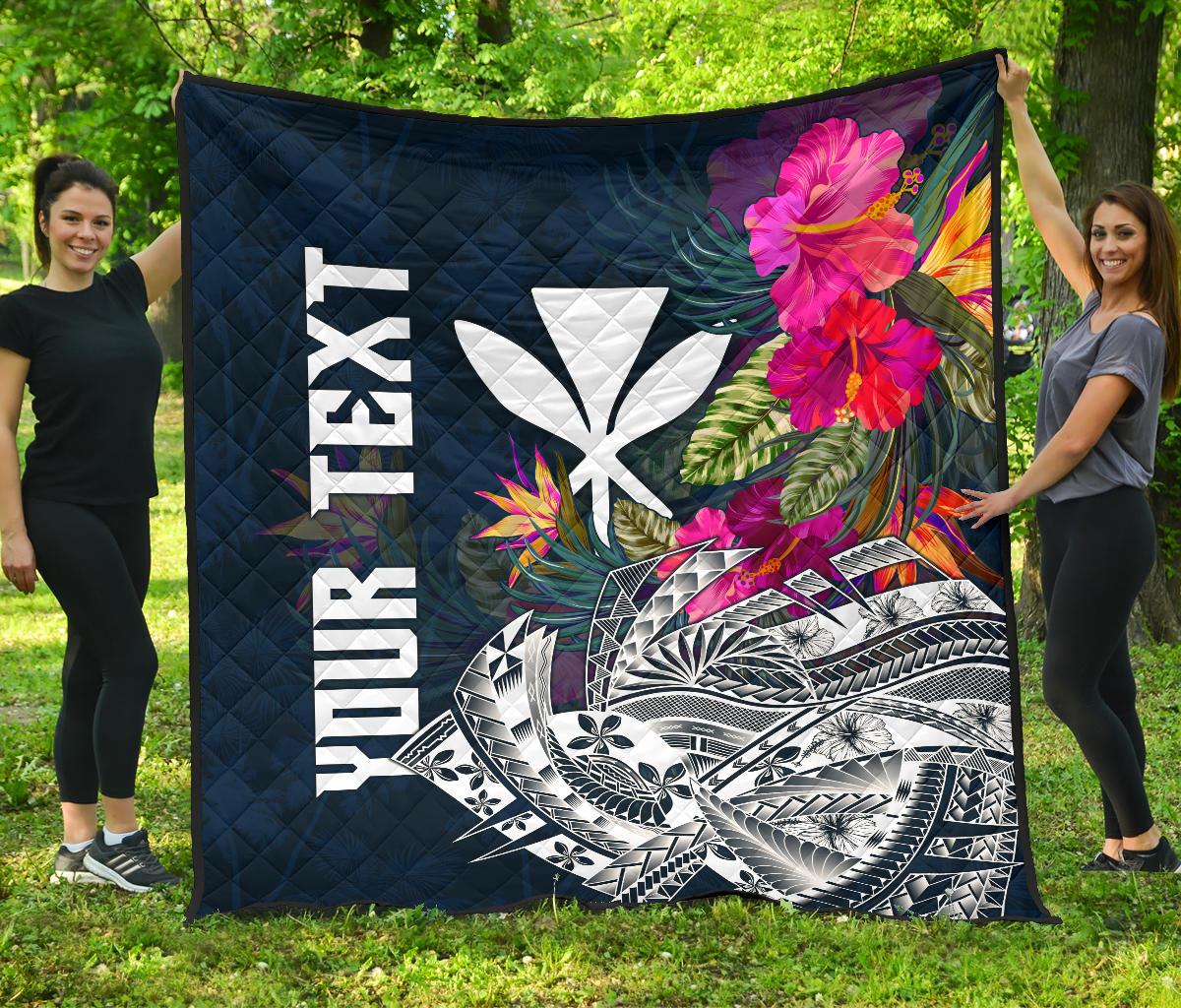 Polynesian Hawaii Custom Personalised Premium Quilt - Summer Vibes - Polynesian Pride