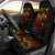 Federated States Of Micronesia Car Seat Covers - FSM Seal Turtle Hibiscus Reggae Universal Fit Reggae - Polynesian Pride