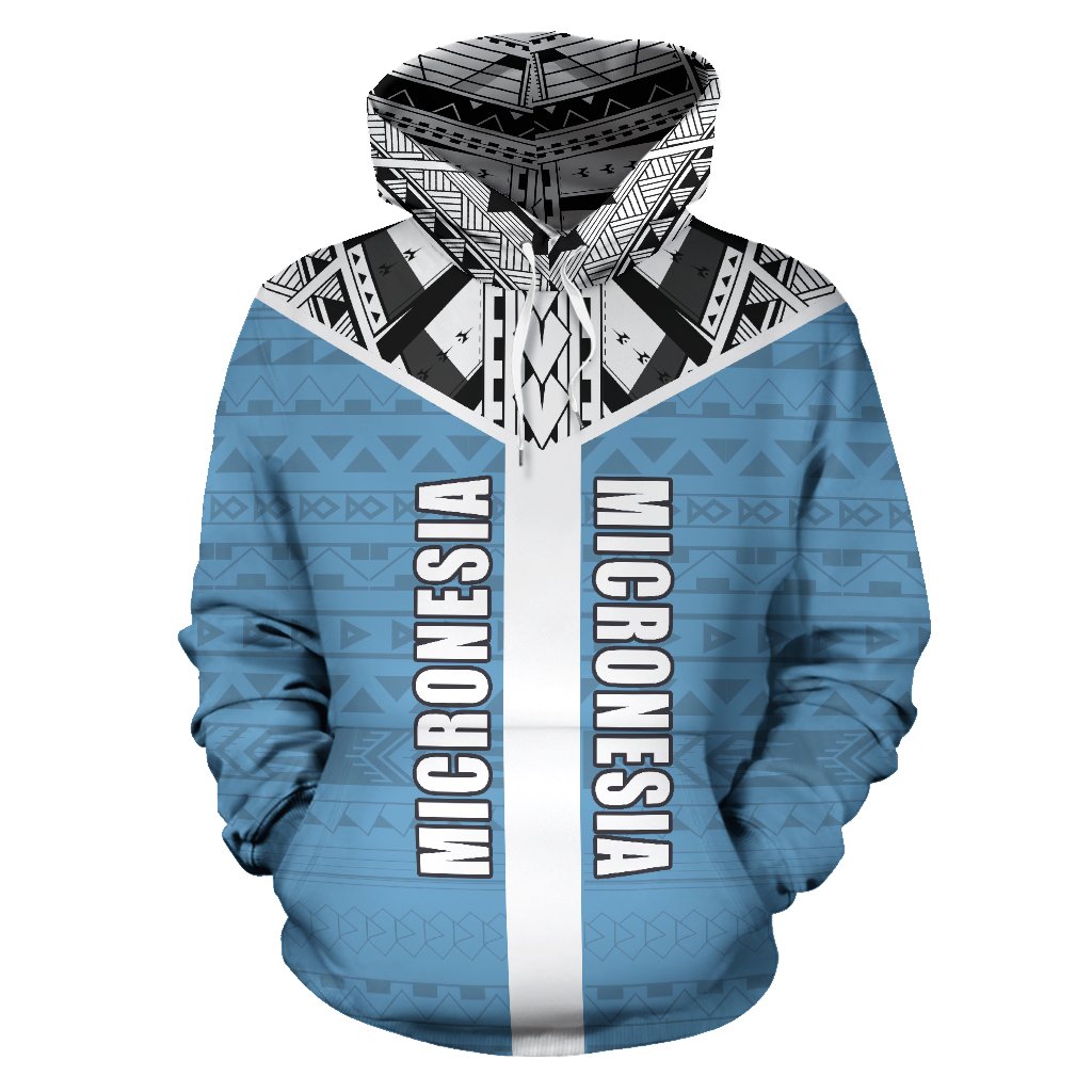 Federated States of Micronesia All Over Hoodie Micronesian Homeland - Polynesian Pride