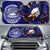 American Samoa Auto Sun Shades - Coat Of Arms With Eagle Auto Sun Shade - American Samoa Universal Fit Blue - Polynesian Pride