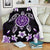 Hawaiian Violet Turtle Plumeria Blanket - Polynesian Pride