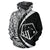 Hawaii Polynesian Zip up Hoodie Tribal White Color Circle Style - Polynesian Pride
