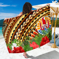 Tahiti Polynesian Sarong - Vintage Pattern SARONG ONE SIZE GOLD - Polynesian Pride