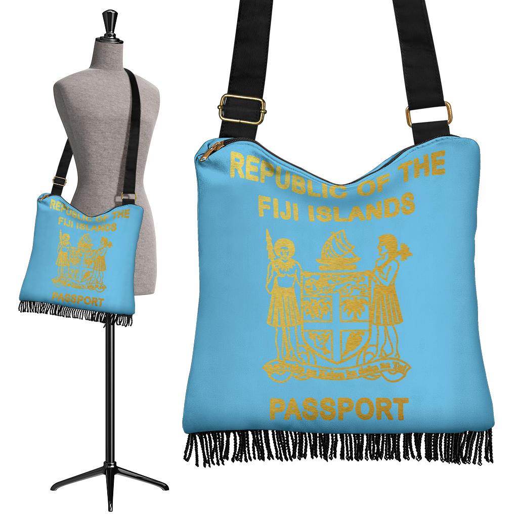 Fiji Passport Crossbody Boho Handbag - Polynesian Pride