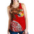 Tonga Women's Racerback Tank - Polynesian Palm Tree Flag - Polynesian Pride