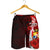 Tonga Polynesian Men's Shorts - Coat Of Arm With Hibiscus - Polynesian Pride