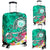 Hawaii Polynesian Luggage Covers - Hawaii Seal With Turtle Plumeria (Turquoise) - Polynesian Pride