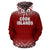 Cook Islands Polynesian Hoodie Fog Red - Polynesian Pride