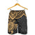 Polynesian Shorts (Men) - Polynesian Golden Turtle Golden - Polynesian Pride