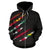 Fiji All Over Zip up Hoodie Scratch Style - Polynesian Pride