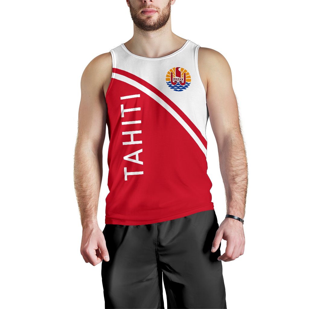 Tahiti Men's Tank Top - Curve Version - Polynesian Pride