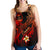 Guam Polynesian Women's Racerback Tank - Plumeria Flowers And Waves - Polynesian Pride