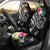 Polynesian Hawaii Car Seat Covers - Summer Plumeria (Black) Universal Fit Black - Polynesian Pride