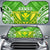 Hawaii Polynesian Sun Shades - Hawaiian Pattern With Seal One Style Universal Fit Green - Polynesian Pride