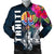 Tahiti Men's Bomber Jacket - Tahiti Summer Vibes Blue - Polynesian Pride