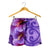 Hawaii Hibiscus Flower Polynesian Women's Shorts - Curtis Style - Purple - Polynesian Pride