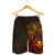 Polynesian Hawaii Shorts (Men) - Red Turtle Manta Ray - Polynesian Pride