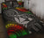 Hawaii Polynesian Quilt Bed Set - Kanaka Maoli Hawaiian Map Black - Polynesian Pride