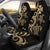 Wallis and Futuna Car Seat Covers - Gold Tentacle Turtle Universal Fit Gold - Polynesian Pride