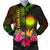 Marshall Islands Polynesian Personalised Men's Bomber Jacket - Hibiscus and Banana Leaves Reggae - Polynesian Pride