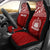 Samoa Custom Personalised Car Seat Covers - Samoa Coat Of Arms Polynesian Tattoo Red Universal Fit Red - Polynesian Pride