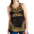 French Polynesia Women's Racerback Tank - Polynesian Chief Gold Version Gold - Polynesian Pride