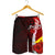 Tokelau Polynesian Custom Personalised Men's Shorts - Coat Of Arm With Hibiscus - Polynesian Pride