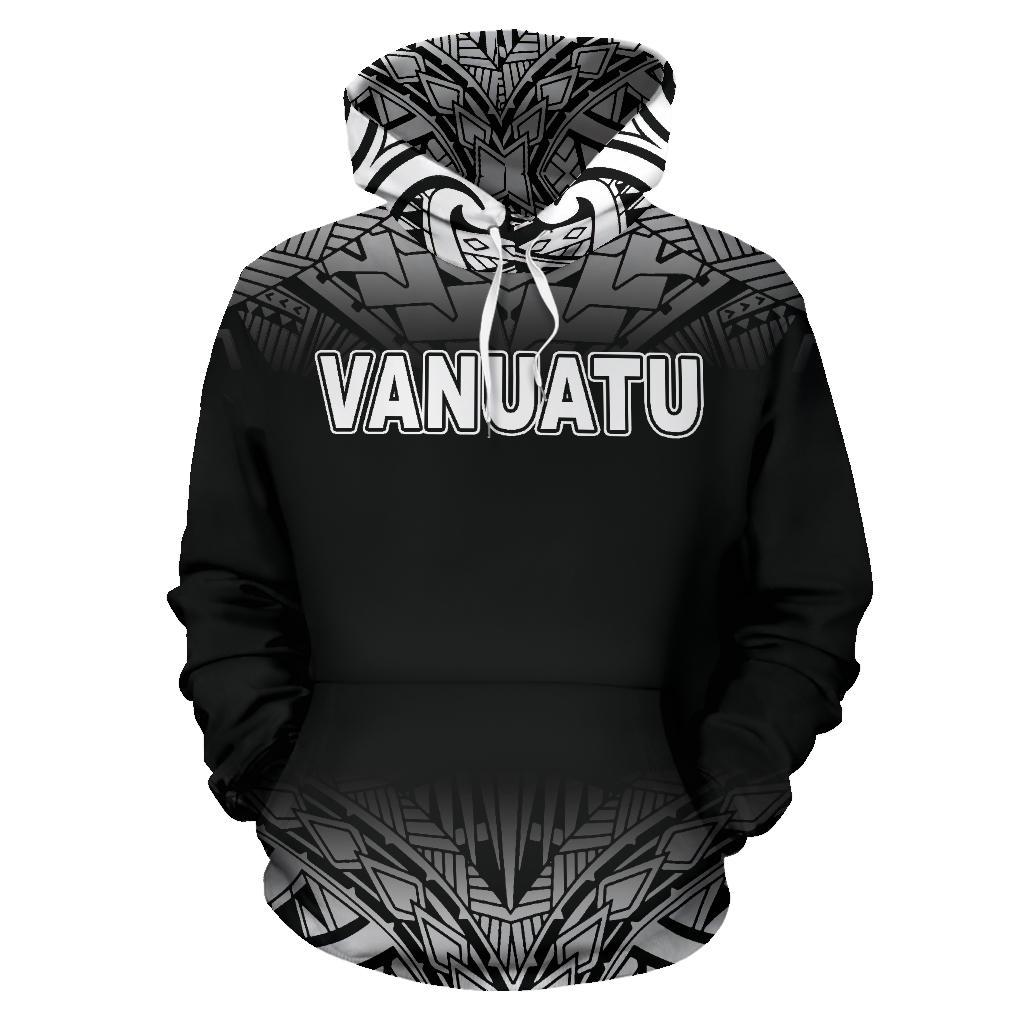 Vanuatu Polynesian Hoodie Black Fog - Polynesian Pride