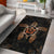 Hawaiian Golden Hibiscus And Turtle Area Rug AH Rug Orange - Polynesian Pride