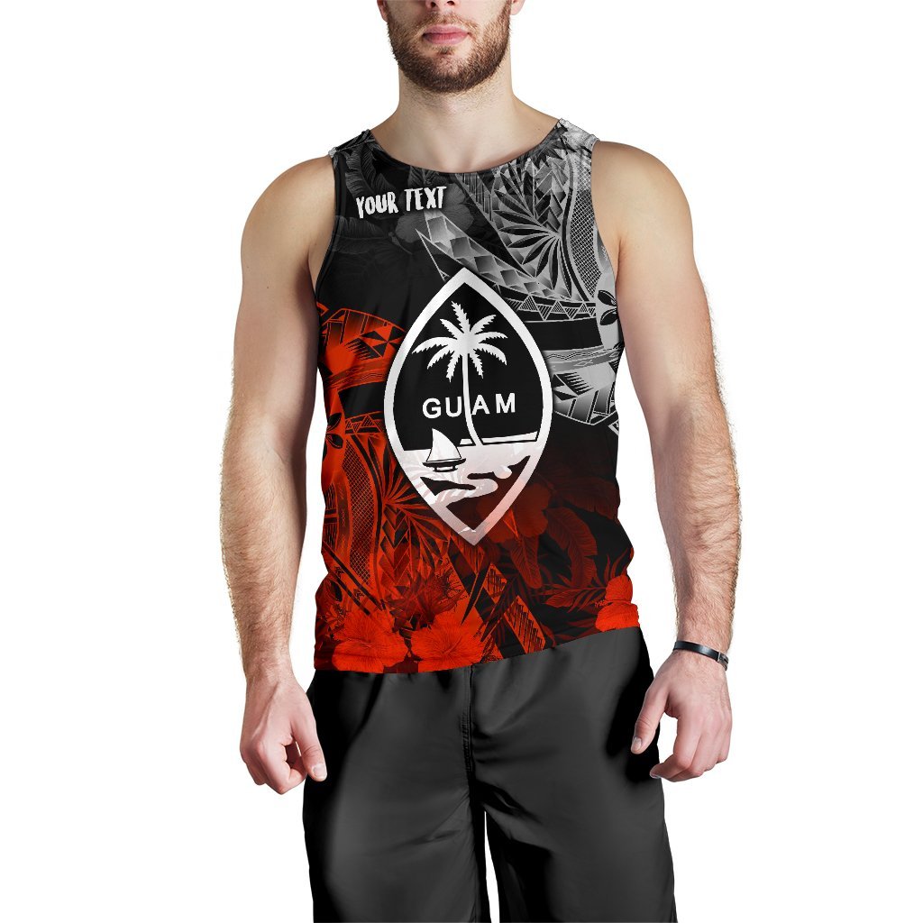 Guam Polynesian Personalised Men's Tank Top - Vintage Polynesian - Polynesian Pride