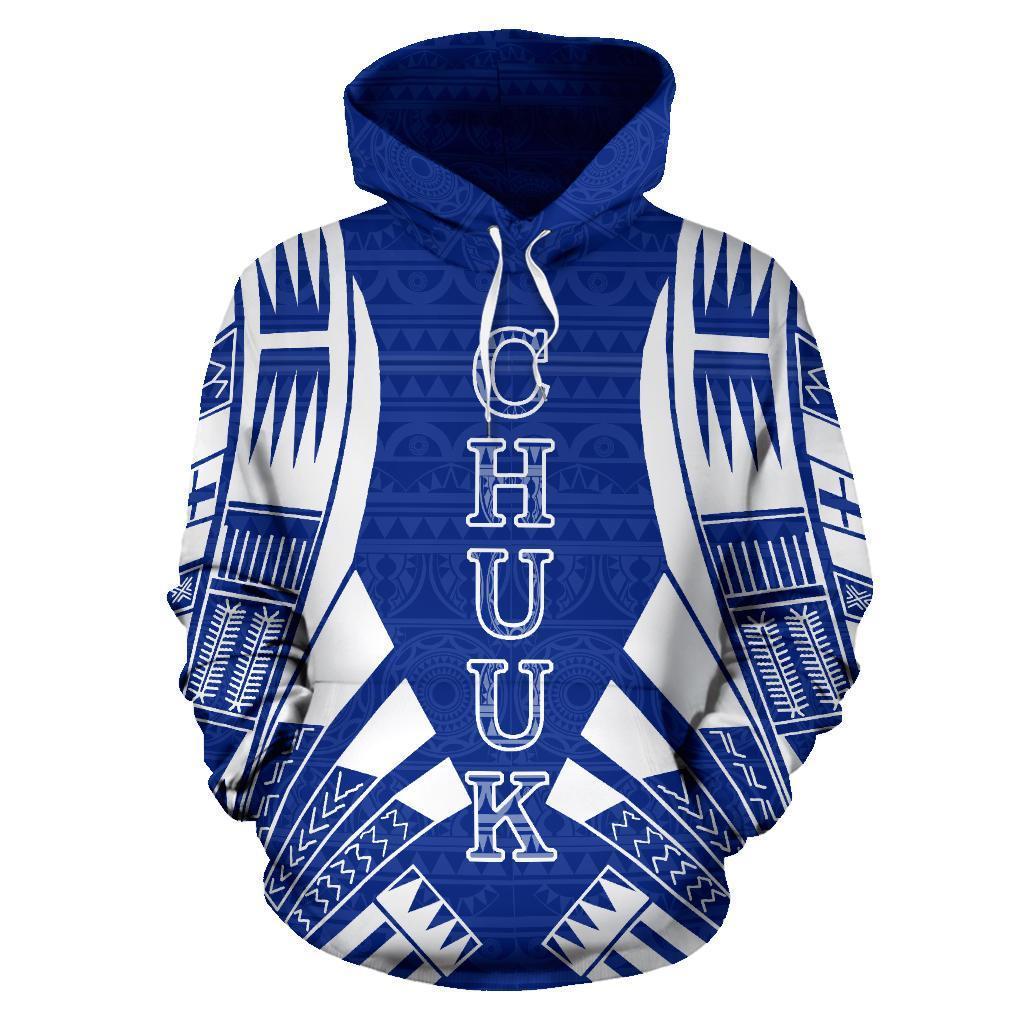 Ella All Over Hoodie Unisex Blue - Polynesian Pride