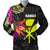 Hawaii Men's Bomber Jacket - Hibiscus Polynesian Pattern - Polynesian Pride