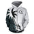 Fiji Rugby Tapa Zip up Hoodie Fiji Rugby Coat of Arms Coconut Tree - Polynesian Pride