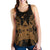 Fiji Polynesian Women Tank Top Map Gold Gold - Polynesian Pride