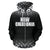 New Caledonia All Over Zip up Hoodie Fog Black Style - Polynesian Pride