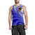 American Samoa Polynesian Custom Personalised Personalized Men's Tank Top - Bald Eagle (Blue) - Polynesian Pride