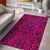 Hawaii Area Rug Polynesian Kakau Turtle AH Rug Pink - Polynesian Pride