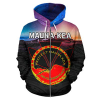 Mauna Kea Zip Hoodie Mauna Kea Panorama - Polynesian Pride