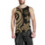 Tahiti Men's Tank Top - Gold Tentacle Turtle - Polynesian Pride